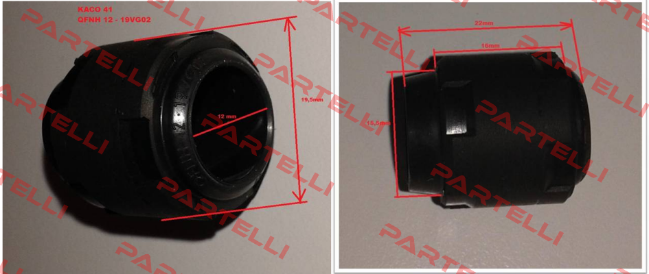 QFNH 12 x 19 NBR  Kaco