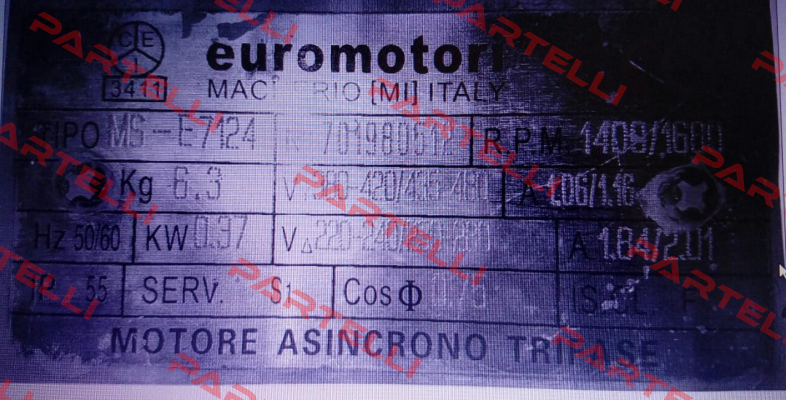 MS-E7124 old code, new code A B3P4 004 Euromotori