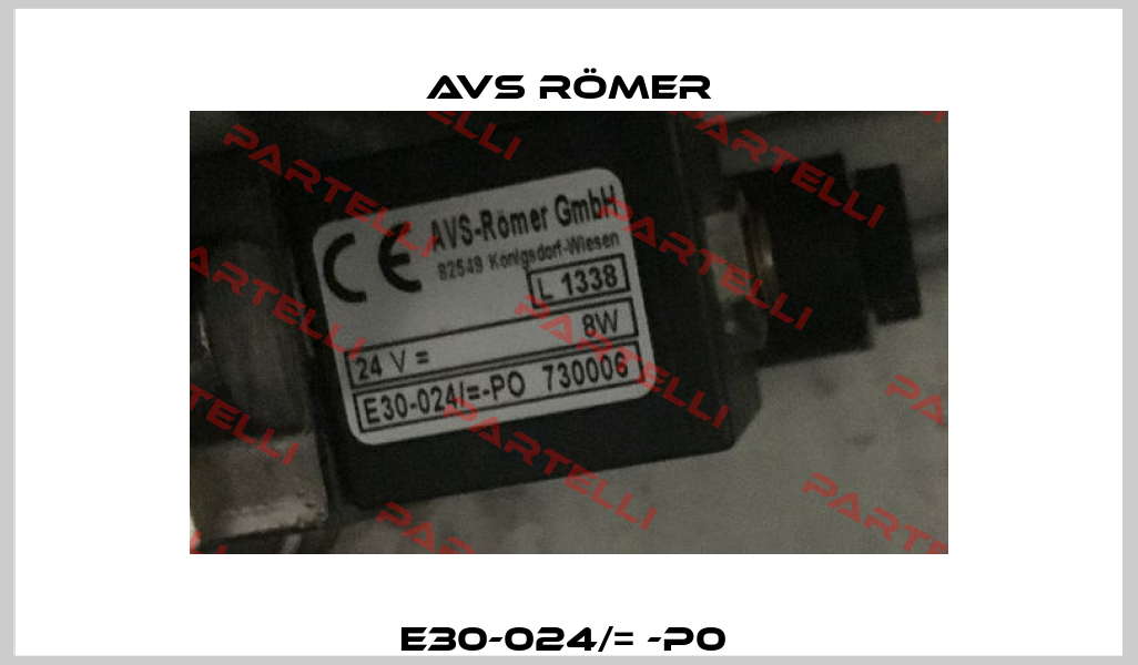 E30-024/= -P0  Avs Römer