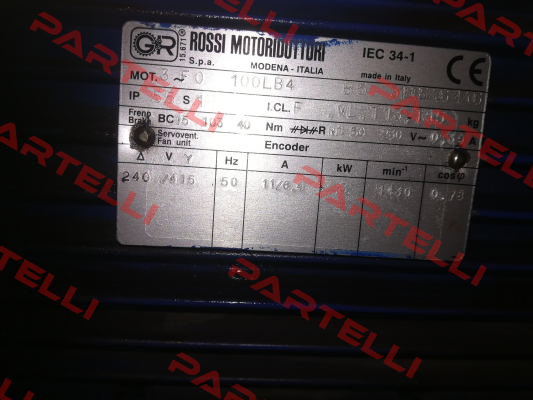 3FO-100LB4 obsolete,replaced by HBZ 100LB 4 240.415-50 B5  Rossi
