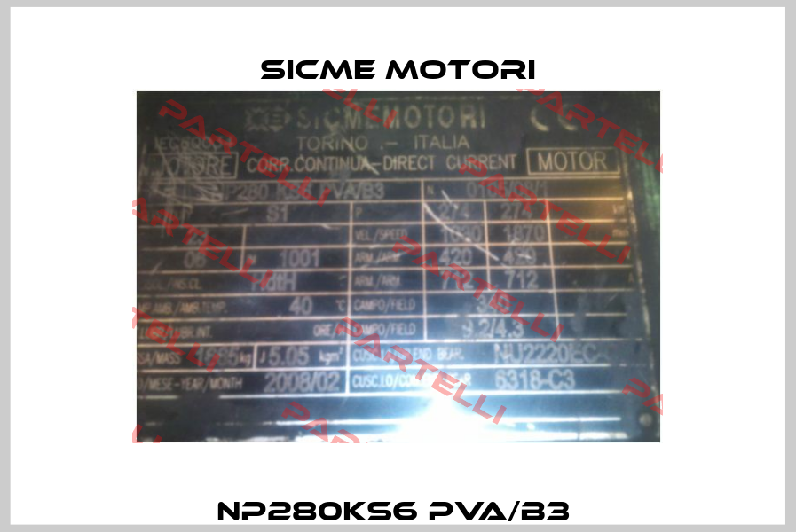 NP280KS6 PVA/B3  Sicme Motori