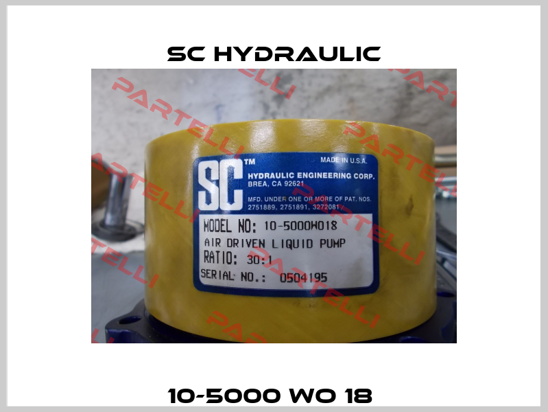 10-5000 WO 18  SC Hydraulic