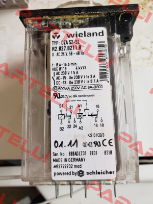 DZA52-SL 30H Wieland Electric