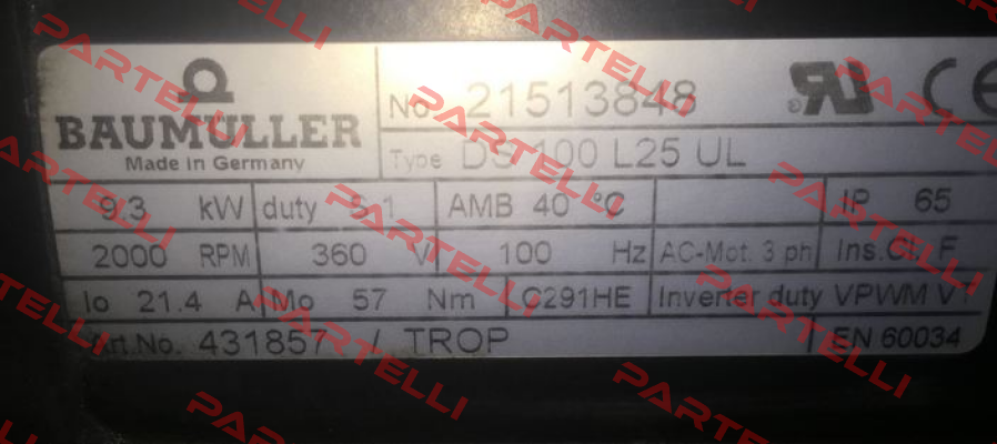DS 100 L 25 UL Baumüller