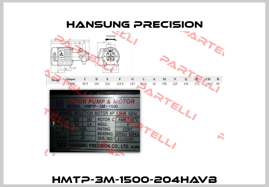HMTP-3M-1500-204HAVB Hansung Precision