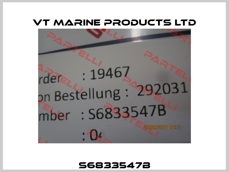 S6833547B VT MARINE PRODUCTS LTD