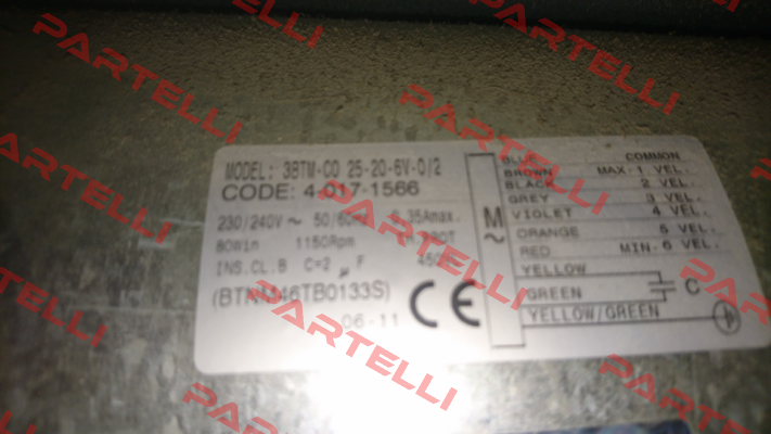 3btm-co 25-20-6v-0/2 Elco