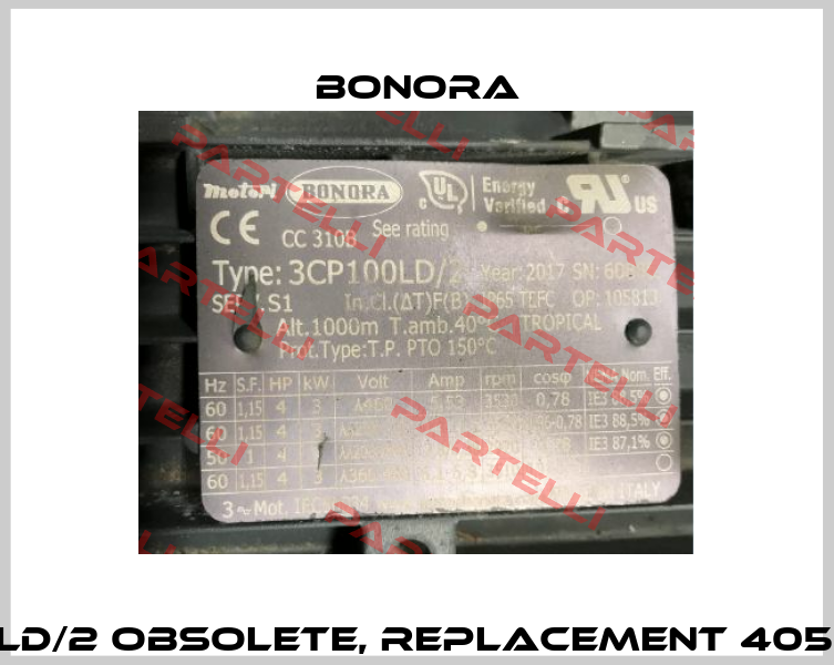 3CP100LD/2 obsolete, replacement 4050+0082 Bonora