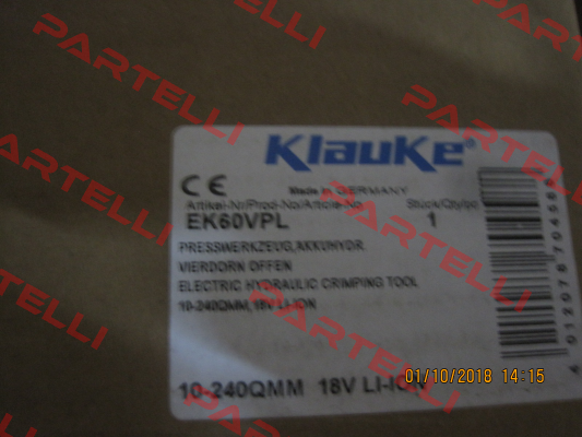 EK60VPL  Klauke
