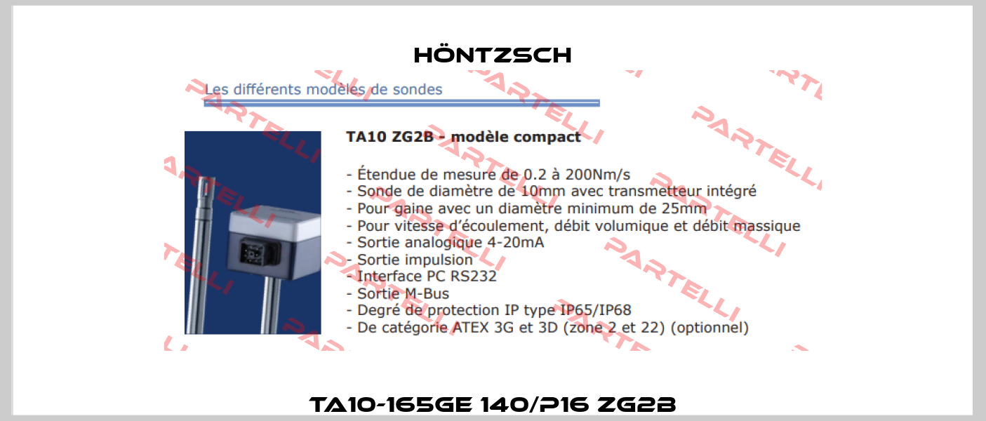 TA10-165GE 140/p16 ZG2b Höntzsch