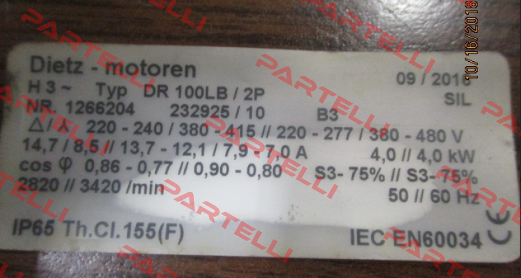 DR100LB/2P Dietz-Motoren