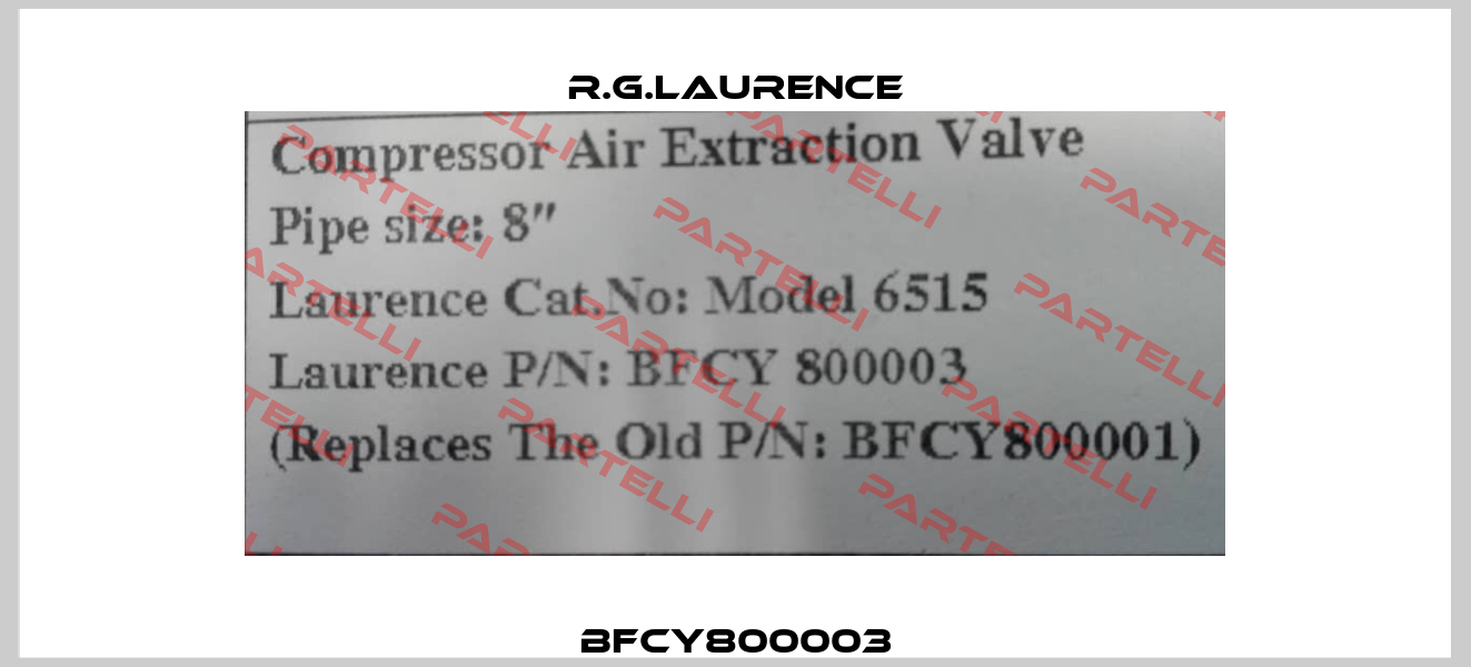 BFCY800003 R.G.LAURENCE