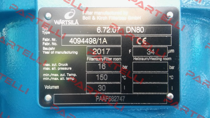 6.72.07 Gr 08 DN 80 Boll Kirch