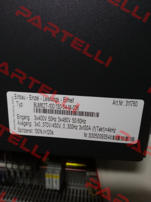 Type:BUM62T-100/130-54-M-036, alternative is  450772 Type BUM 62T-100/130-54-M-039 CUL Baumüller