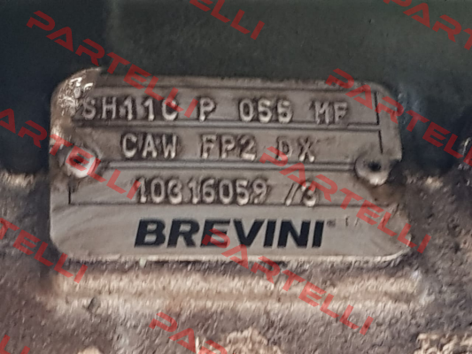 SH11C P 055 MF, CAW FP2 DX. 10316059 / 3 old code, new code is SH11C P 055 ME OC CAW FP2 DX V Brevini