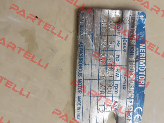 DP71C 03/015 4/8P B14 V400/50 Neri Motori