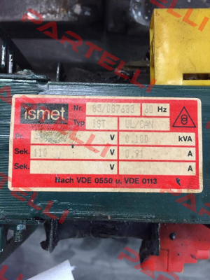 P/N: 85/087633, Type: IST UL/CAN obsolete (whole type IST), replacement P/N: 726149, Type: CSTN 100 Ismet