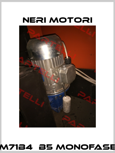 M71B4  B5 MONOFASE Neri Motori