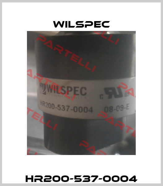 HR200-537-0004 Wilspec