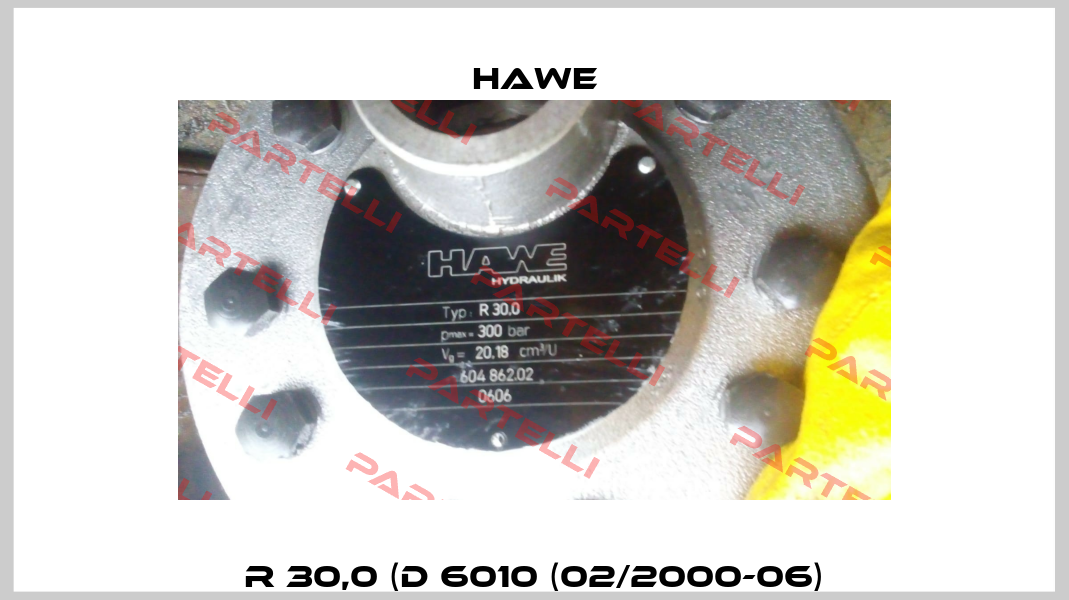 R 30,0 (D 6010 (02/2000-06) Hawe