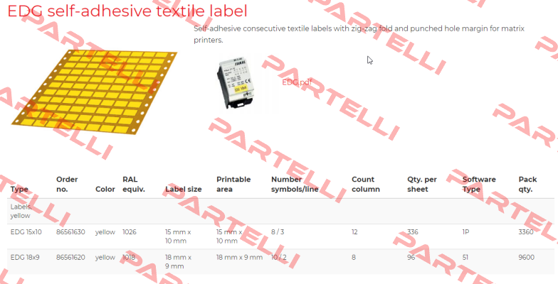 86561620 (1 pack x 9600 pcs) Murrplastik