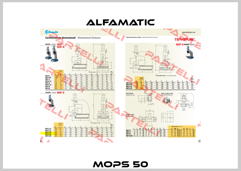 MOPS 50 Alfamatic