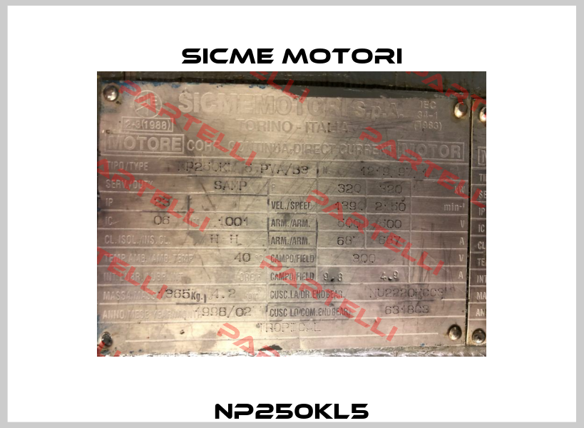 NP250KL5 Sicme Motori