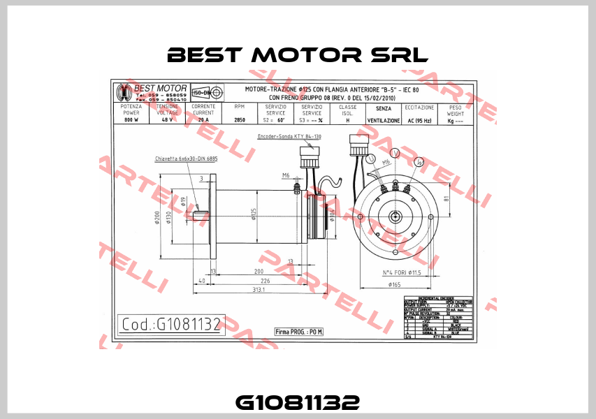 G1081132 Best motor srl