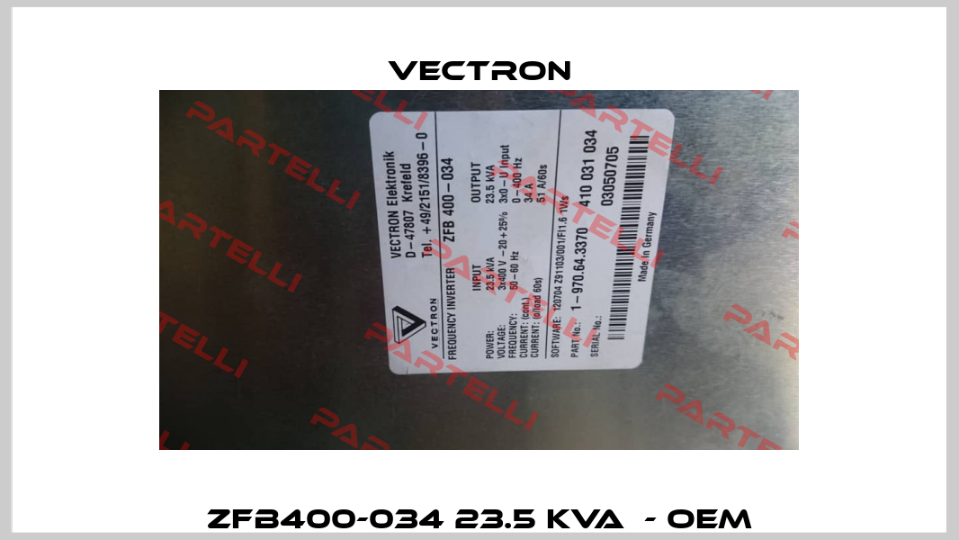 ZFB400-034 23.5 KVA  - OEM Vectron