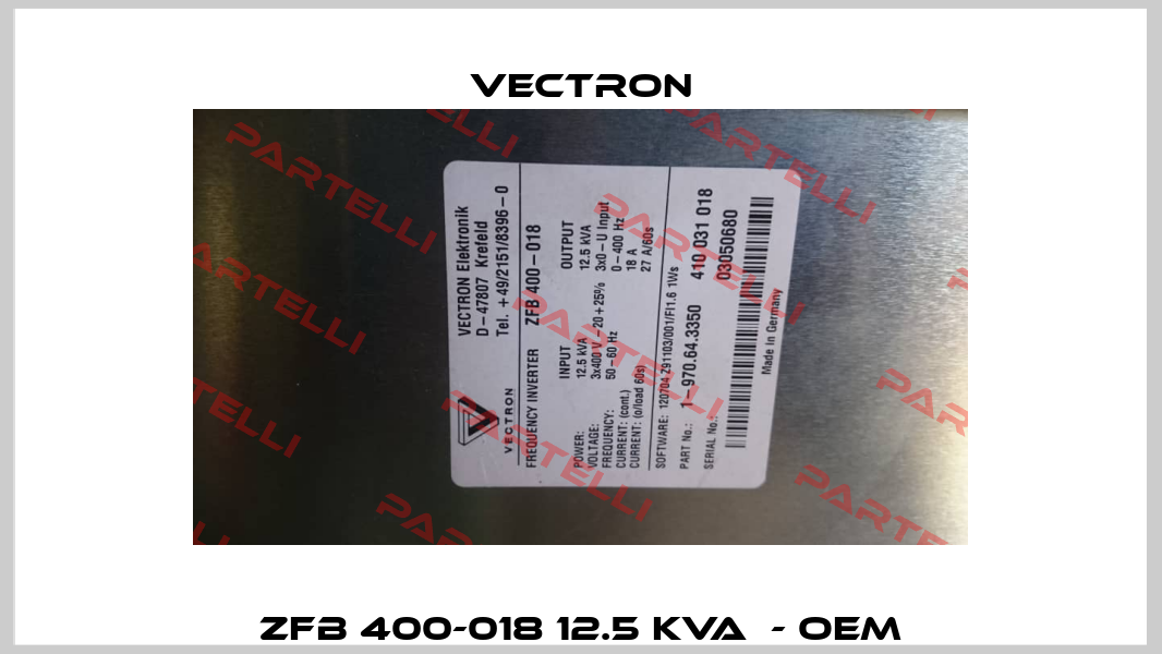 ZFB 400-018 12.5 KVA  - OEM Vectron
