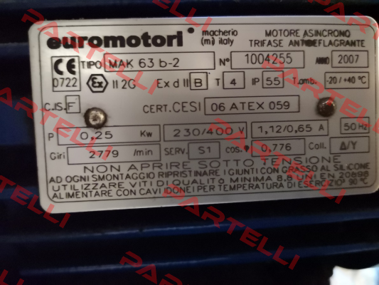MAK063BP2B35 Euromotori