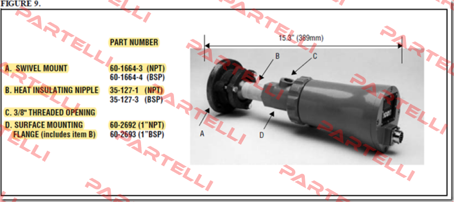 76090000 NPT 3/8" Fireye