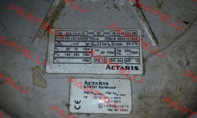 233-12-4-72 DN 50 Actaris [Itron]