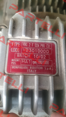 VBG 2F D24 P90 CU Cod:VB3010000 Bonfiglioli