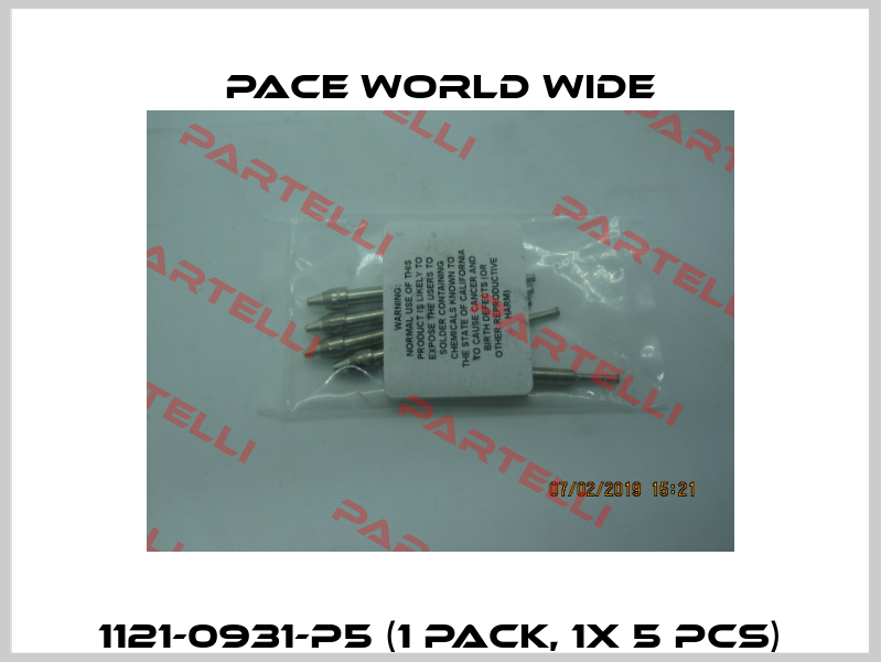 1121-0931-P5 (1 pack, 1x 5 pcs) Pace World Wide