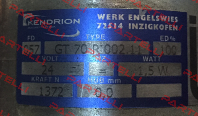 GTR070.024002 Kendrion