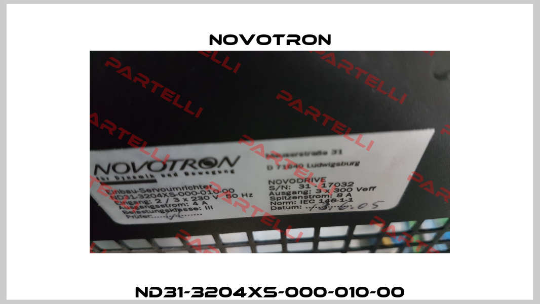 ND31-3204XS-000-010-00 Novotron