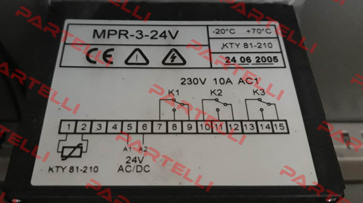 MPR-3 24VUC Welba