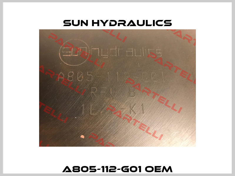 A805-112-G01 oem Sun Hydraulics