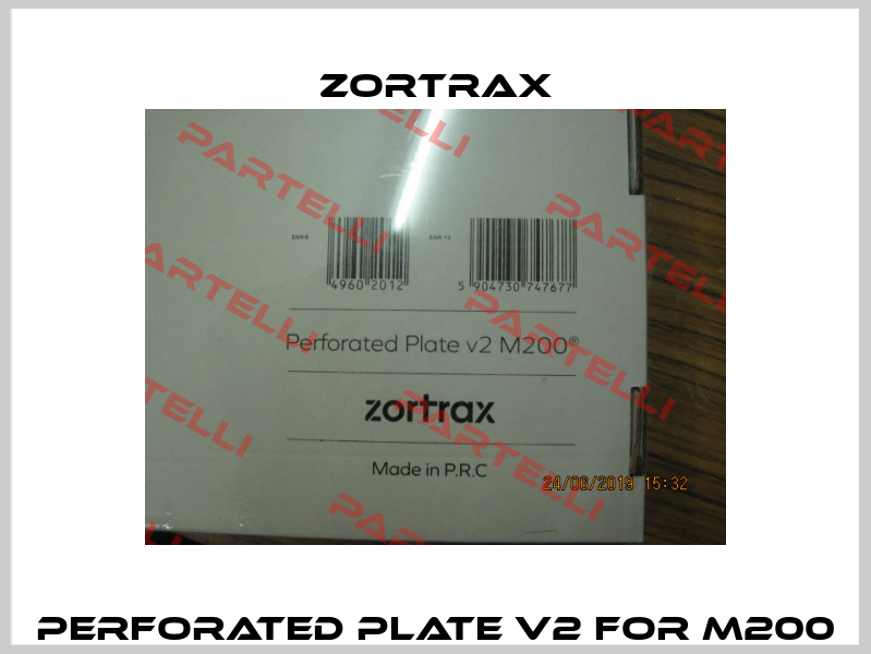 Perforated Plate v2 for M200 Zortrax