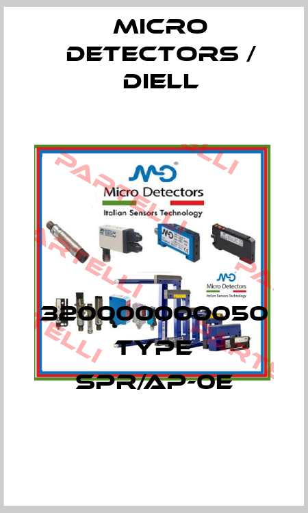 320000000050 Type SPR/AP-0E Micro Detectors / Diell