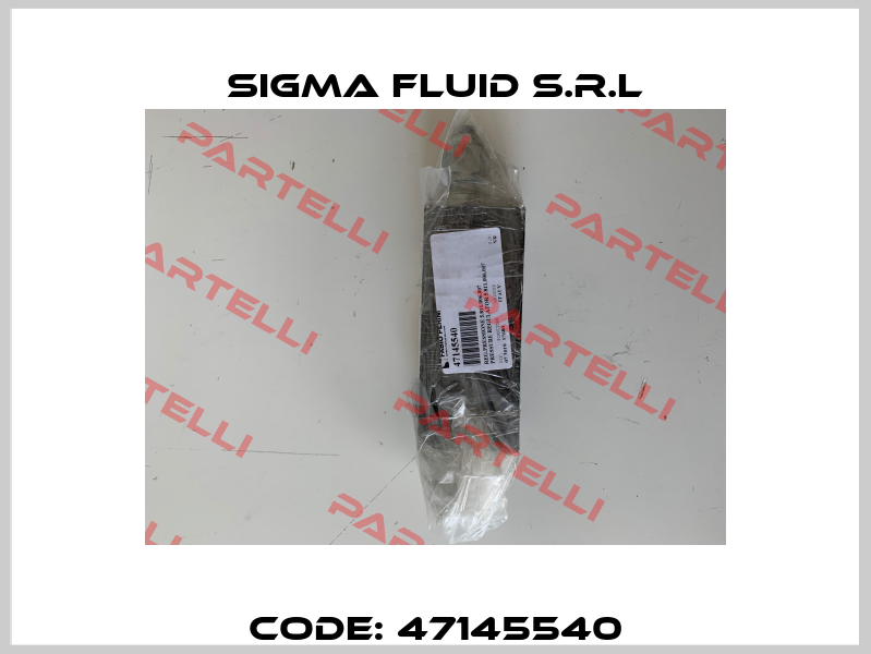 code: 47145540 Sigma Fluid s.r.l