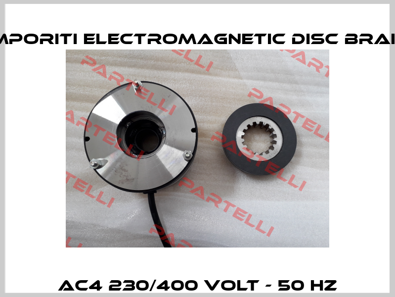 AC4 230/400 Volt - 50 Hz TEMPORITI Electromagnetic disc brakes
