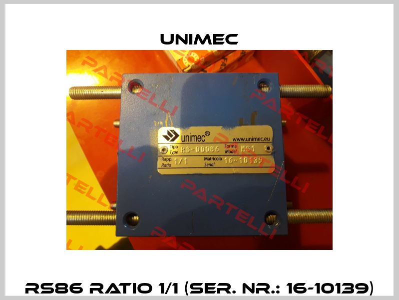 RS86 Ratio 1/1 (ser. nr.: 16-10139) Unimec