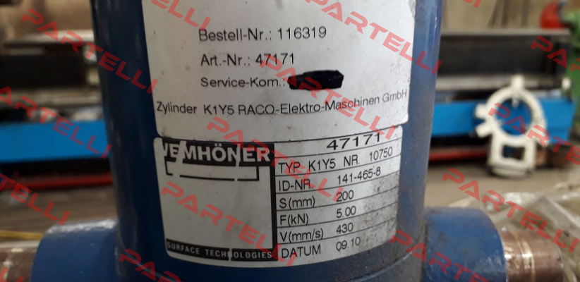 Type K1Y5, 141-465-8 RACO