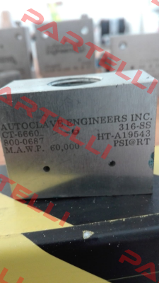 CT-6660 Autoclave Engineers (Parker)
