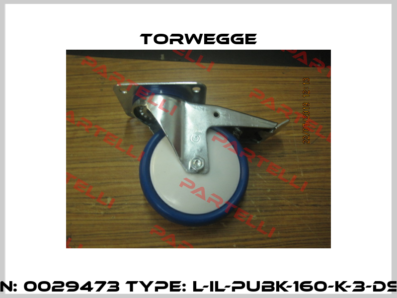 P/N: 0029473 Type: L-IL-PUBK-160-K-3-DSN  Torwegge