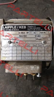 Typ 50L/4 (M50L/4) LAIPPLE KEB