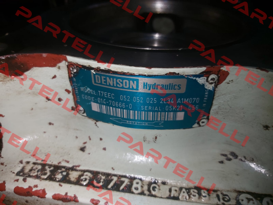 T7EEC 052 052 025 2L34 A1M0 70 / 014-70666-0 Denison (Parker)