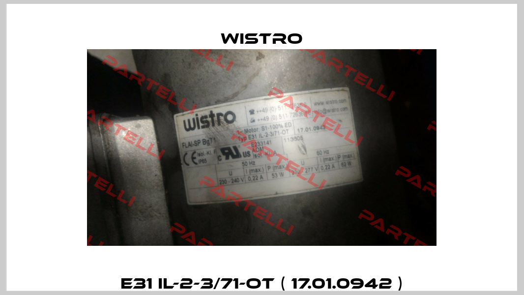 E31 IL-2-3/71-OT ( 17.01.0942 ) Wistro